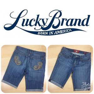 NWOT **LUCKY BRAND** Abbey Bermuda Shorts Size 4